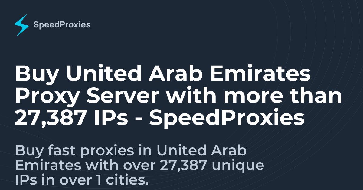 uae proxy server